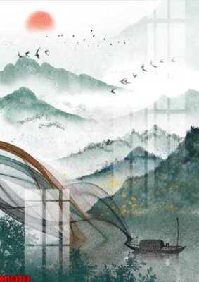 Ảnh gốc file tranh bộ decor in treo tường tráng gương OPIC3928 (siêu chi tiết) để in ấn