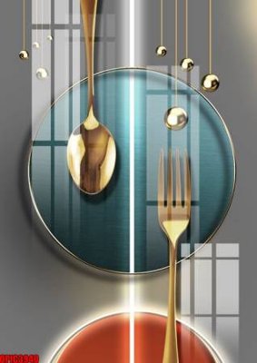 Ảnh gốc file tranh bộ decor in treo tường tráng gương OPIC3940 (nét căng) in mica