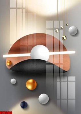 File tranh in tráng gương file tranh bộ decor in treo tường tráng gương OPIC3946 (siêu nét)