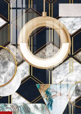 File in trần file tranh bộ decor in treo tường tráng gương OPIC3955 (file gốc) chủ đề vũ trụ