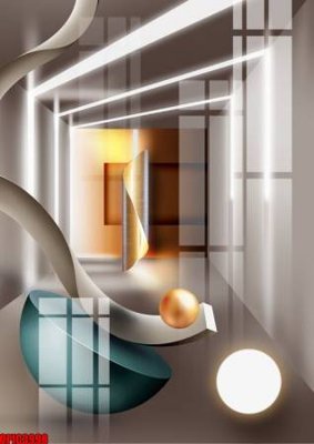 File gốc file tranh bộ decor in treo tường tráng gương OPIC3998 (cho in UV) siêu nét