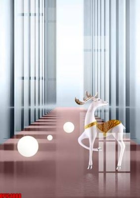 Tải file file tranh bộ decor in treo tường tráng gương OPIC4008 (gốc) in nhanh