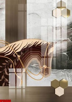 File tranh file tranh bộ decor in treo tường tráng gương OPIC4036 (file gốc) chuẩn màu in