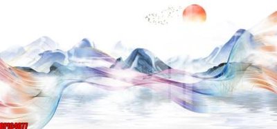 File in trần file tranh bộ decor in treo tường tráng gương OPIC4077 (bản gốc) phong cảnh