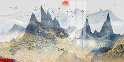 File gốc file tranh bộ decor in treo tường tráng gương OPIC4079 (ảnh rõ nét) để in