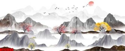 File tranh file tranh bộ decor in treo tường tráng gương OPIC4088 (gốc) chủ đề thiên nhiên