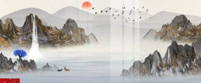 Tải file PSD file tranh bộ decor in treo tường tráng gương OPIC4116 (nguyên layer) để in