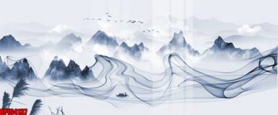 File PSD file tranh bộ decor in treo tường tráng gương OPIC4137 (bản gốc) độ phân giải cao