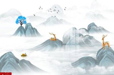 Tải file gốc file tranh bộ decor in treo tường tráng gương OPIC4149 (để in lụa)