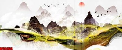 File gốc file tranh bộ decor in treo tường tráng gương OPIC4154 (in lụa) hoa văn cổ điển