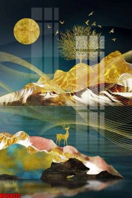 File gốc file tranh bộ decor in treo tường tráng gương OPIC4222 (ảnh chi tiết) để in ấn