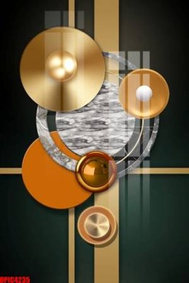 File gốc file tranh bộ decor in treo tường tráng gương OPIC4235 (bản quyền) cho in ấn