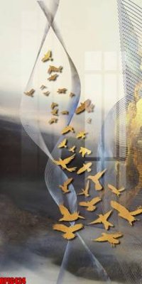 Mua file tranh gốc file tranh bộ decor in treo tường tráng gương OPIC424 tại Filetranh.com