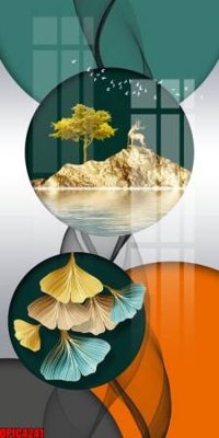 Tải file file tranh bộ decor in treo tường tráng gương OPIC4241 (gốc) làm tranh trang trí