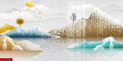 File gốc file tranh bộ decor in treo tường tráng gương OPIC4278 (chuẩn màu) cho in offset