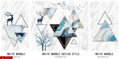 File tranh trang trí file tranh bộ decor in treo tường tráng gương OPIC4286 (file gốc)