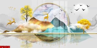 File gốc file tranh bộ decor in treo tường tráng gương OPIC4301 (ảnh rõ nét) để in