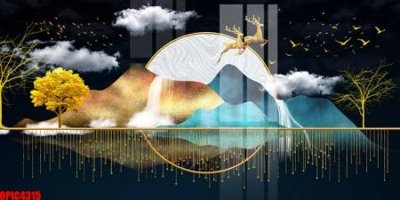 File tranh file tranh bộ decor in treo tường tráng gương OPIC4315 (ảnh gốc) độ nét vượt trội