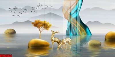 Tải file gốc file tranh bộ decor in treo tường tráng gương OPIC4331 (in khổ lớn) không vỡ