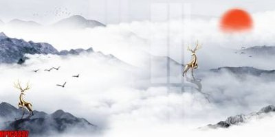 File gốc in ấn file tranh bộ decor in treo tường tráng gương OPIC4337 chuẩn màu CMYK