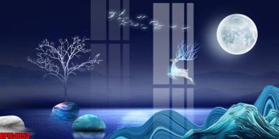 File gốc file tranh bộ decor in treo tường tráng gương OPIC4353 (in mica) làm quà tặng