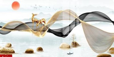 Download file ảnh gốc file tranh bộ decor in treo tường tráng gương OPIC4355 để in ấn