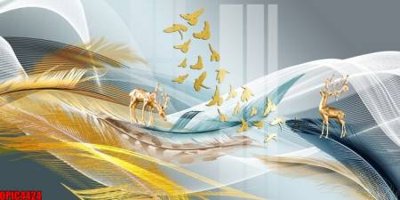 Download file file tranh bộ decor in treo tường tráng gương OPIC4424 (gốc) cho xưởng in