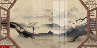 File PSD file tranh bộ decor in treo tường tráng gương OPIC4431 (nguyên bản) cho thiết kế