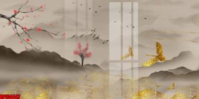 File gốc file tranh bộ decor in treo tường tráng gương OPIC4447 (PNG) không nền chất lượng