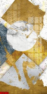 File tranh gốc file tranh bộ decor in treo tường tráng gương OPIC445 (bản quyền) file PSD