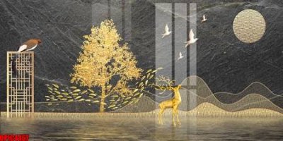 File gốc file tranh bộ decor in treo tường tráng gương OPIC4467 (PNG) trong suốt (transparent)