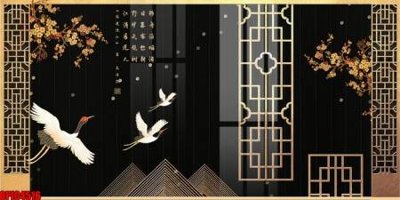 File ảnh file tranh bộ decor in treo tường tráng gương OPIC4516 (gốc) dùng in Pano