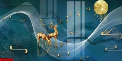 File in ấn file tranh bộ decor in treo tường tráng gương OPIC4554 (bản gốc) sắc nét