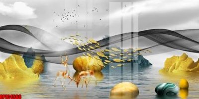 Tải file gốc file tranh bộ decor in treo tường tráng gương OPIC4566 (in bạt) quảng cáo