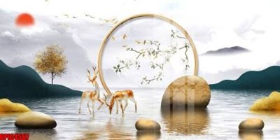 File in ấn file tranh bộ decor in treo tường tráng gương OPIC4567 (bản gốc) từ file gốc