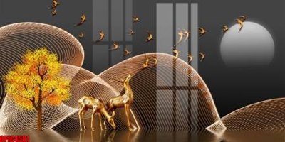 File ảnh file tranh bộ decor in treo tường tráng gương OPIC4581 (gốc) in quảng cáo ngoài trời