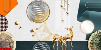 Tải file file tranh bộ decor in treo tường tráng gương OPIC4589 (gốc) làm tranh treo tường