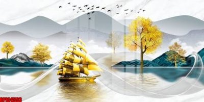 File tranh file tranh bộ decor in treo tường tráng gương OPIC4593 (ảnh gốc) không bị mờ