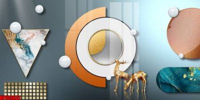 File gốc in ấn file tranh bộ decor in treo tường tráng gương OPIC4631 chất lượng vượt trội