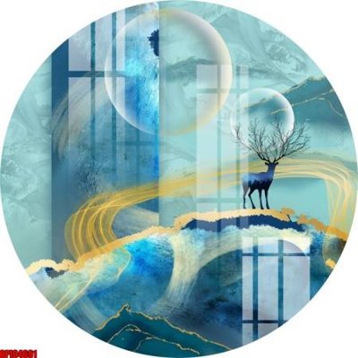 File in ấn file tranh bộ decor in treo tường tráng gương OPIC4691 (bản gốc) sắc nét