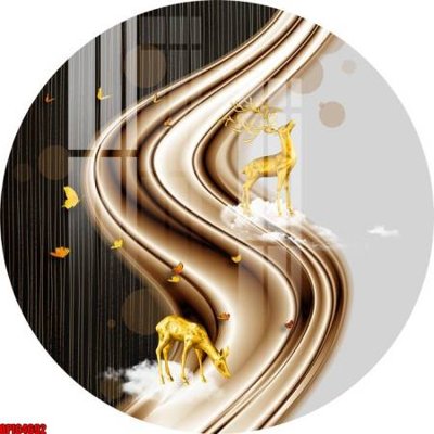 File ảnh file tranh bộ decor in treo tường tráng gương OPIC4692 (gốc) trang trí khách sạn