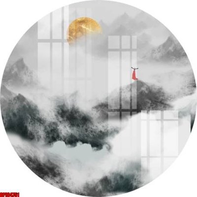 File gốc file tranh bộ decor in treo tường tráng gương OPIC4751 (trang trí) phòng ngủ