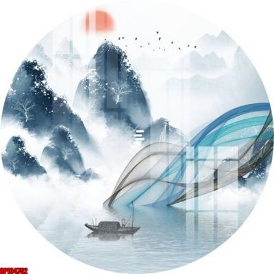 File in trần file tranh bộ decor in treo tường tráng gương OPIC4752 (bản gốc) hoa văn