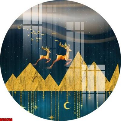 Tải file gốc file tranh bộ decor in treo tường tráng gương OPIC4786 (in khổ lớn) không vỡ