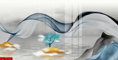 File ảnh file tranh bộ decor in treo tường tráng gương OPIC4826 (gốc) dùng in Pano