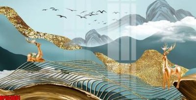 File tranh file tranh bộ decor in treo tường tráng gương OPIC4861 (ảnh gốc) chi tiết rõ ràng