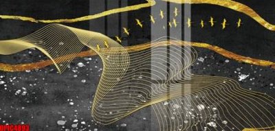 File PSD file tranh bộ decor in treo tường tráng gương OPIC4893 (nguyên bản) cho thiết kế