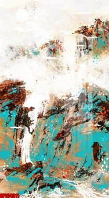 File tranh file tranh bộ decor in treo tường tráng gương OPIC4911 (bản gốc) treo quán cafe