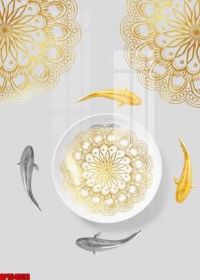 Tải file file tranh bộ decor in treo tường tráng gương OPIC4953 (gốc) chủ đề tâm linh