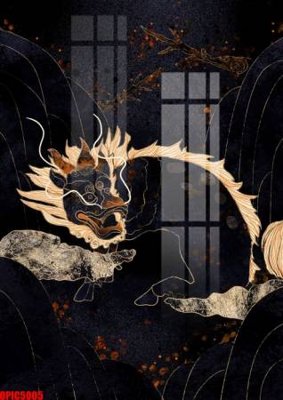 File in trần file tranh bộ decor in treo tường tráng gương OPIC5005 (file gốc) hoa văn 3D